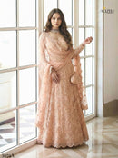 Alizeh 1074 A Peach Heavy Embroidered Designer Lehenga