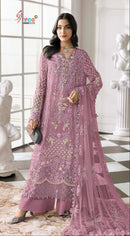 Shree Fabs Sf 5664 B Chiffon Heavy Embroidery Work Pakistani Suit