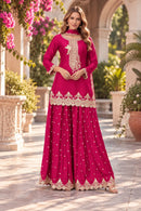 Aurraa Designer 401 D Premium Chion Embroidery Work Suit