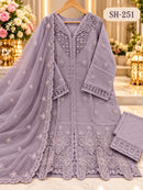 Bin Saeed Sh 251 A Fancy Fabric Heavy Work Pakistani Suit