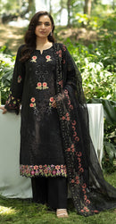 Motifz 5543 C Pure Camric Cotton Embroidery Work Pakistani Suit
