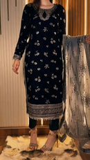 DB 50 Designer Heavy Embroidery Sequences Work Suit