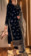 DB 50 Designer Heavy Embroidery Sequences Work Suit