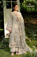 Florent 1097 A Cambric Cotton Heavy Embroidery Work Pakistani Suit