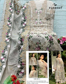 Florent 1097 A Cambric Cotton Heavy Embroidery Work Pakistani Suit