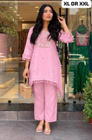 SG 17106 E Premium Cotton Embroided Co Ord Set
