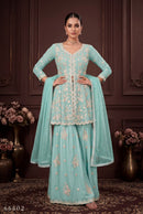 Aurraa Designer 66602 Real Georgette Embroidery Work Suit