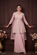 Aurraa Designer 66603 Real Georgette Embroidery Work Suit