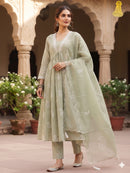 RM 18106 A Premium Gorgeous Ethnic Embroideed Wotk Kurti