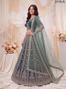 NN 3110 A Chandnia Silk Multi Thread Work Designer Lehenga