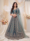 NN 3110 A Chandnia Silk Multi Thread Work Designer Lehenga