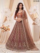 NN 3110 B Chandnia Silk Multi Thread Work Designer Lehenga