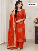 NF 18106 A Designer Daily Wear Mirror Work Embroidered Suit