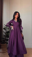 FB L327 Jalpari Silk Anarkali Sequins Work Designer Suit