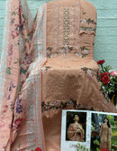 Saniya Trendz 1014 A Cotton Chikankari Embroidered Work Pakistani Suit