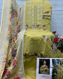 Saniya Trendz 1014 B Cotton Chikankari Embroidered Work Pakistani Suit