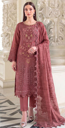 Motifz 5514 E Siffon Embroidery Khatli Work Pakistani Suit