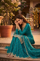 Aurraa Designer 122 Tora Silk Embroidery Work Designer Suit