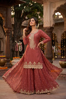 Aurraa Designer 123 Tora Silk Embroidery Work Designer Suit