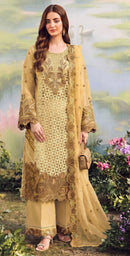 Motifz 5498 Q Siffon Embroidery Khatli Work Pakistani Suit