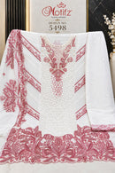 Motifz 5498 N Siffon Embroidery Khatli Work Pakistani Suit