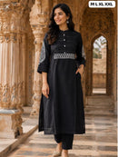 SG 21106 C Premium Pure Cotton Embroidery Work Suit