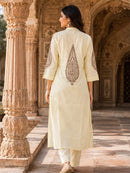 SG 21106 B Premium Pure Cotton Embroidery Work Suit