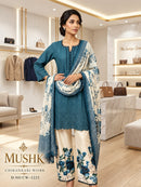 CW 1223 Cotton Heavy Designer Embroidered Work Pakistani Suit