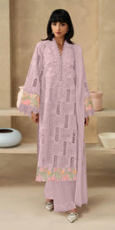 Motifz 5418 K Pure Camric Cotton Embroidery Work Pakistani Suit