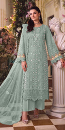 Motifz 5472 C Premium Siffion Embroidery Work Pakistani Suit