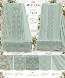 Motifz 5472 C Premium Siffion Embroidery Work Pakistani Suit