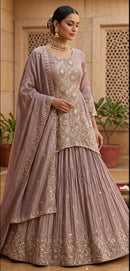 Hoor Tex Hf 1006 A Premium Heavy Crush Designer Pakistani Suit