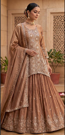 Hoor Tex Hf 1006 D Premium Heavy Crush Designer Pakistani Suit