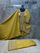 Hoor Tex Hf 1006 C Premium Heavy Crush Designer Pakistani Suit