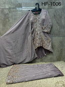 Hoor Tex Hf 1006 A Premium Heavy Crush Designer Pakistani Suit