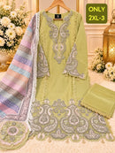 Bin Saeed IC 239 P Fancy Fabric Heavy Hand Work Pakistani Suit