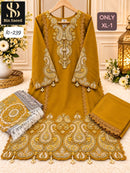 Bin Saeed IC 239 N Fancy Fabric Heavy Hand Work Pakistani Suit