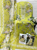 Aasha Designer 1239 B Pure Cotton Printed Patch Embroidered Work Pakistani Suit