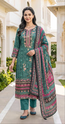 Shree Fabs Kt 420 B Pure Viscous Maslin Digital Printed Pakistani Suit