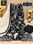 Bin Saeed LPC 211 A Premium Rayon Preinted Pakistani Suit