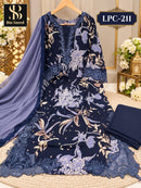 Bin Saeed LPC 211 D Premium Rayon Preinted Pakistani Suit