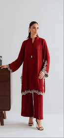 Aghajaan 1051 C Heavy Vicsoce Reyon Embroidered Work Pakistani Suit