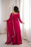 KB 295 A Heavy Pure Soft Crunchy Silk Designer Suit