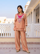 Diva 185 A Premium Rich Salsa Fabric Designer Co Ord Set