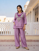 Diva 185 B Premium Rich Salsa Fabric Designer Co Ord Set
