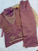 Diva 185 F Premium Rich Salsa Fabric Designer Co Ord Set
