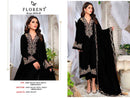 Florent 1024 D 9000 Velvet With Heavy Embroidery Worked Pakistani Suits