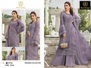 Ziaaz Designs 736 B Organza Handwork Moti Work Semi Stitched Outfit With Moti Lace Pakistani Suits