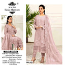 Sana Maryam Sm 183 Georgette With Heavy Embroidery Worked Pakistani Suits