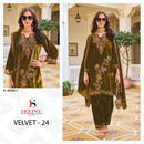 Deepsy Suits 32220 D Velvet With Heavy Embroidery Worked Pakistani Suits